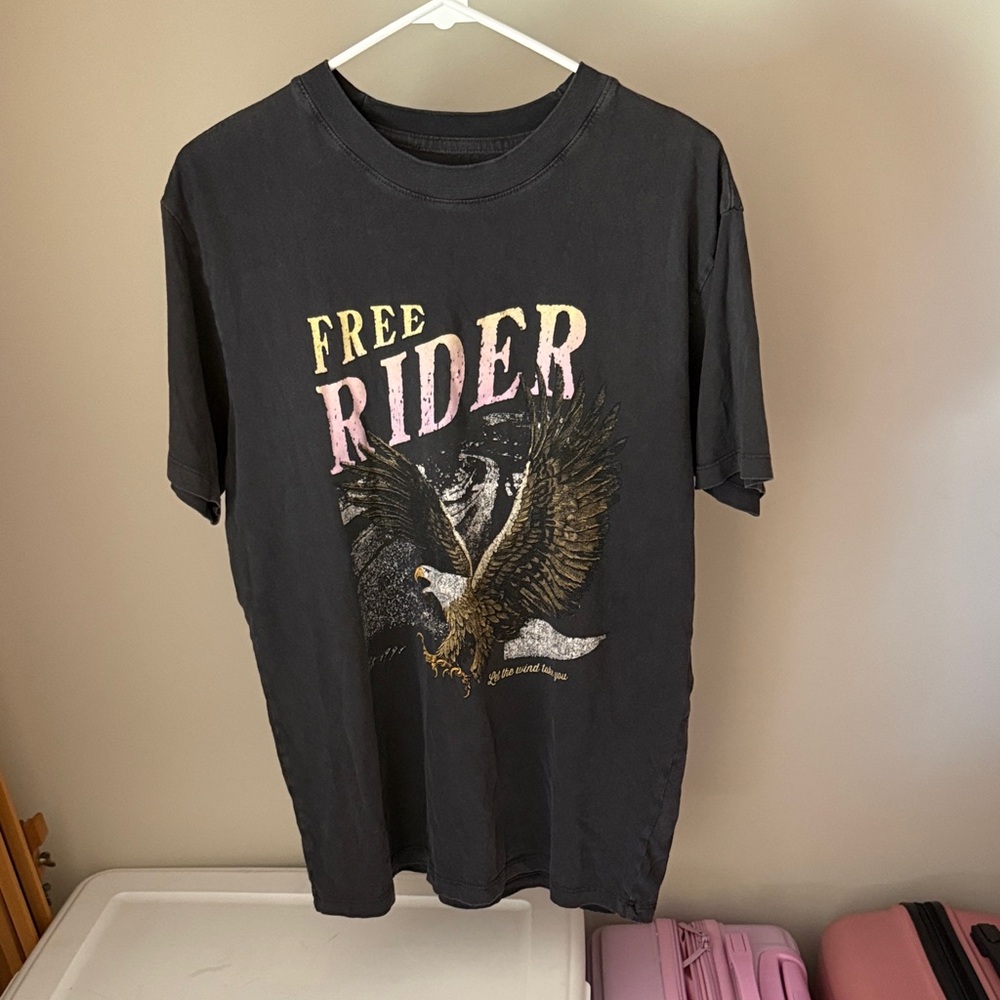Cotton on Grey Oversized Eagle Shirt